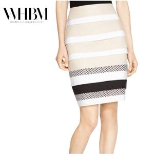 White House Black Market tiered skirt size 6